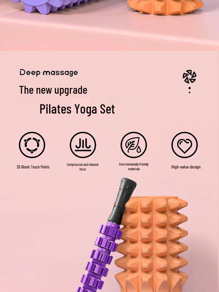 Crescent EVA Faszienrolle: Hohles Yoga- & Massagegerät zur Muskelentspannung