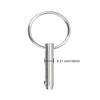 4 PCS Marine 316 Stainless Steel Quick Release Pin Bimini Top Pin, Diameter 0.31"(8 Mm), Overall Length 1.38"(35 Mm), Usable Length 0.94"(24mm)