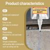 200g Waterproof Crack Filler | Fast-Dry Self-Leveling Concrete Repair | For Walls/Roofs/Floors | Outdoor Tile Sealant | Anti-Agi