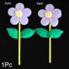 1PC Plush Fabric Flower Creative Fabric Flower Desktop Decoration Fake Flowers Flower Branch Ornaments 23cm
