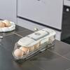 Large Capacity Automatic Rolling Egg Container Transparent Egg Storage Box  for Home