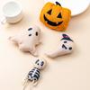Cat Toy with Catnip Teeth Cleaning Play Toy Durable Bite-Resistant Halloween Plush