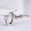 Jin Yali Fashion Korean Zircon U-Shaped Earrings