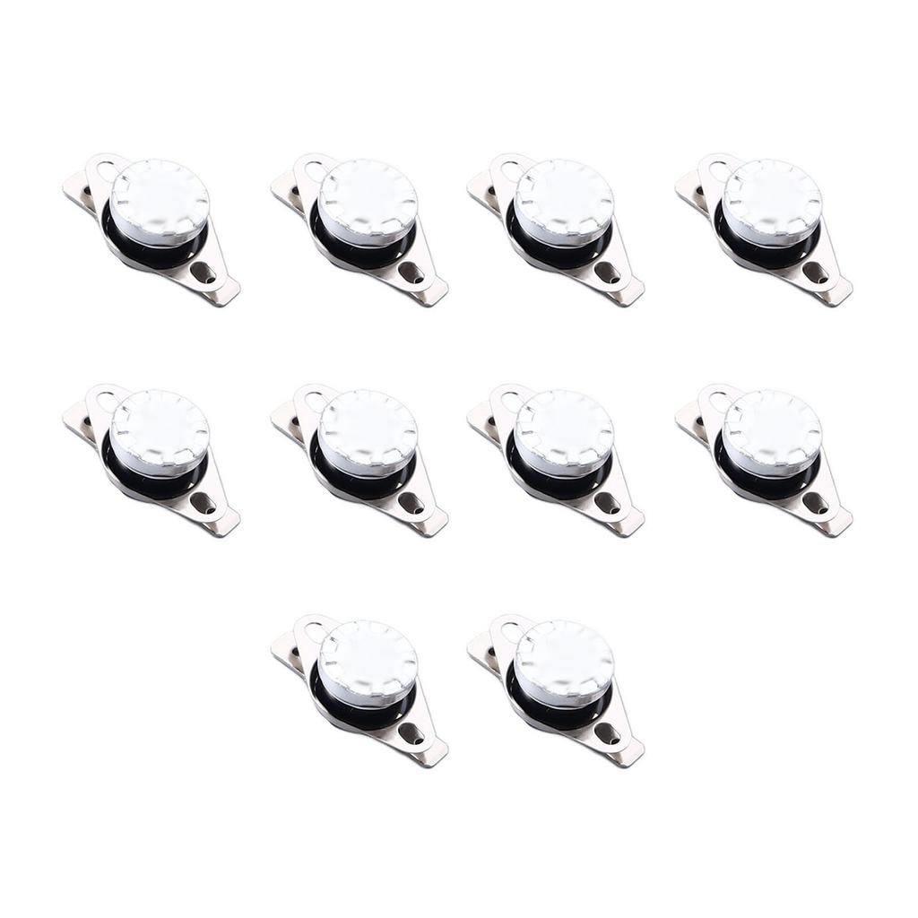 10PCS Thermal Control Switch KSD301 Normally Closed 135 Degrees Celsius Thermostat Temperature
