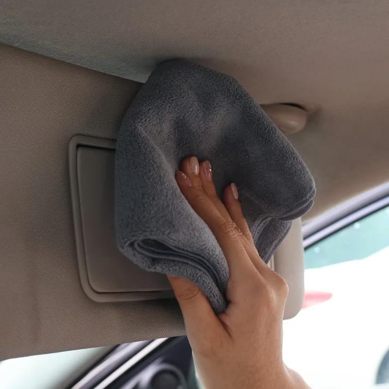 Car Wash Microfiber Towel 30x30cm Car Cleaning Drying Cloth Extra Large Washing Towels Rags for Car Detailing Care 1/2/3pcs
