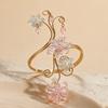 Vintage Arm Cuff Floral Open Arm Bangle Exquisite Arm Ring  Party