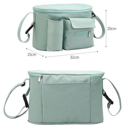Large Capacity Baby Stroller Organizer Bag Diaper Bag Cup Bottle Holder Universal Outdoor Travel Hanging Pram Car Bag