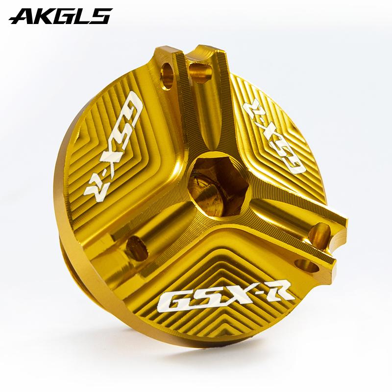 For Suzuki GSXR GSX-R 600 750 1000 1000 R/X Gsx-r1000 Accessories Front Brake Fluid Cap and Engine Oil Filler Cap Protection