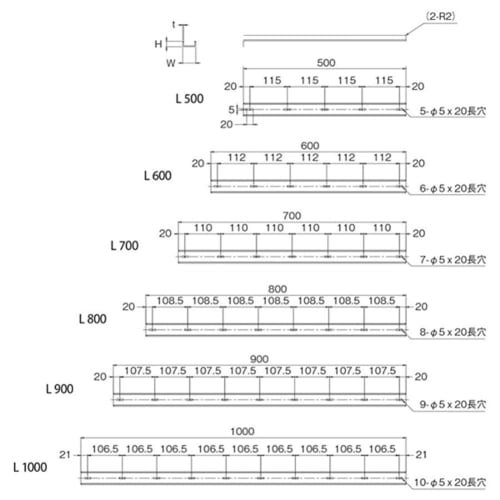 Staxtools Anti-Warp Bracket for Countertops, 600mm X 17mm, 1931507-01