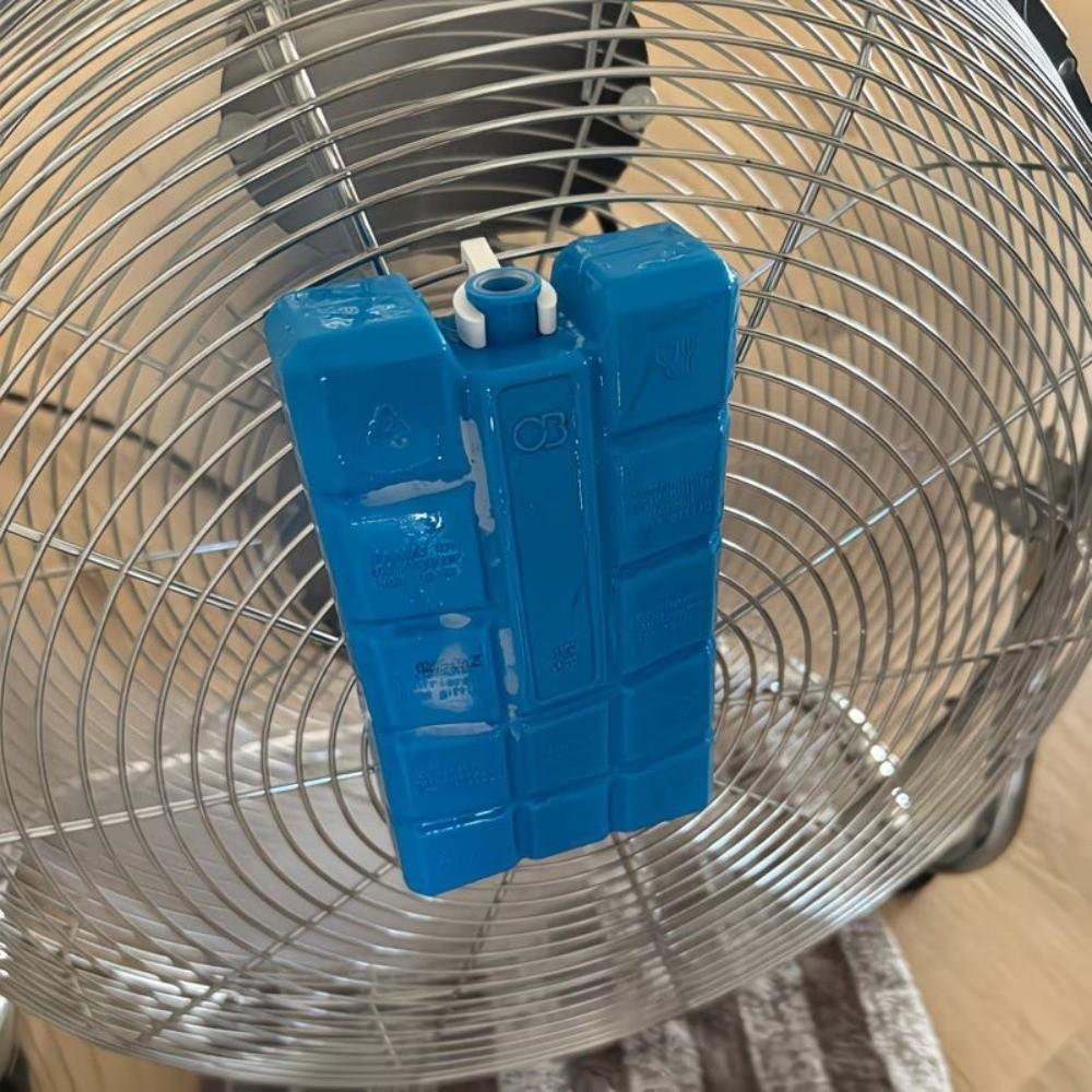 5Pcs Air Cooling Fan Ice Pack Clip Plastic Ice Box Holder Clip Cooling Accessories