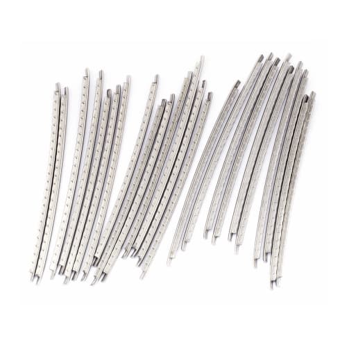 Musiclily Pro 2.0mm Stainless Steel Frets for Small Gauge Banjo and Vintage Fender Guitar (Set of 24)