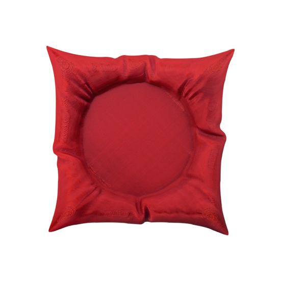 

Креативная акриловая подставка, термостойкая, нескользящая, подставка под чашку/кастрюлю, в форме подушки, подставки для напитков для защиты столешницы красный