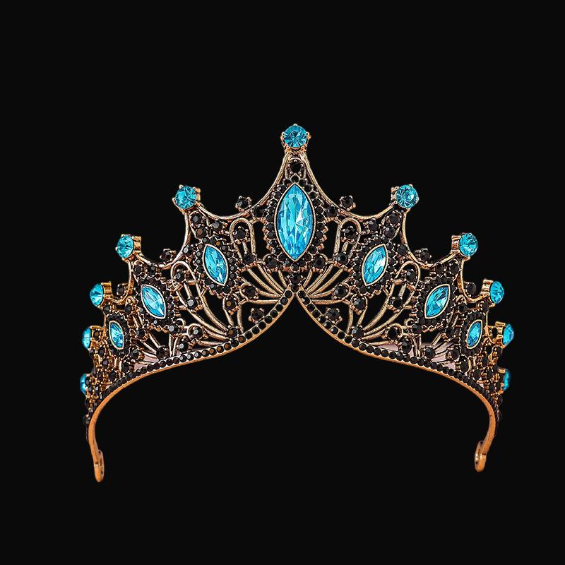 Bridal Crown Headband Headband Wedding Korean Style Birthday Adult Gift Crystal Crown Princess Dress Hair Accessory