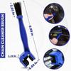 Bike Chain Cleaner Bicycle Motorcycle Chain Cleaning Brush Dual Heads Cycling Cleaning Kit Chain Cleaner Scrubber Tool Kit