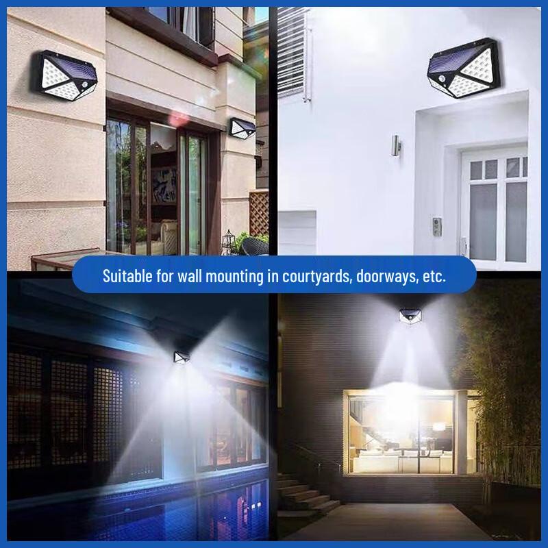 Pailide Solar Motion Sensor Outdoor Wall Light