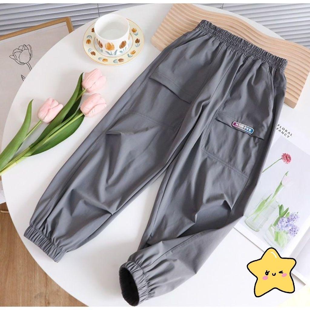 

Брюки для девочек, летние, тонкие, детские, повседневные, свободные, антимоскитные, детские, средние и большие, спортивные брюки, брюки для мальчиков 160