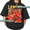 Maglietta Omaggio a Lamine Yamal Anni '90 Retrò, Maglietta Grafica Fan Lamine Yamal Golden Boy, Regalo per Donna e Uomo Maglietta Unisex