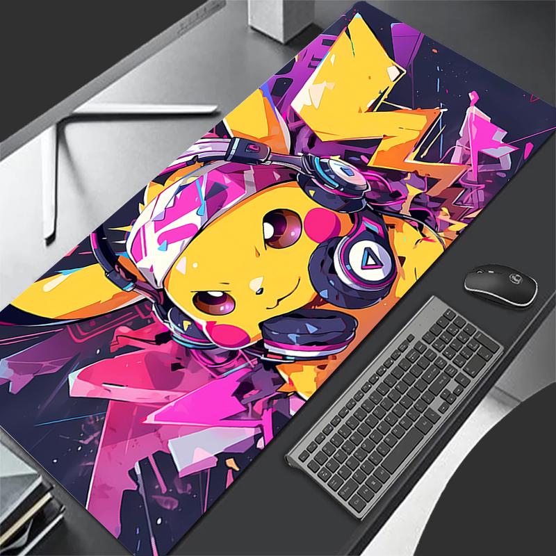 New Mouse Pad Laptop Gaming Desk Mat PpokemonS Star Sky Mousepad Anime Office Computer Pikachu Kawaii Carpet Gamer Keyboard Pad