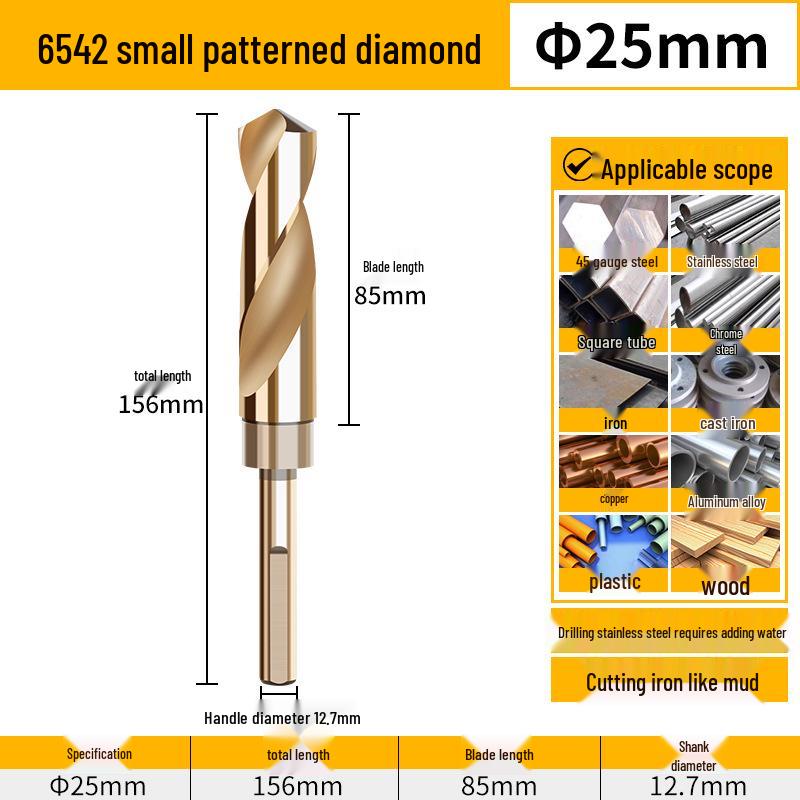 12mm High Hardness Twist Drill Bit Set for Iron, Stainless Steel, and Woodworking