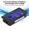 GY 6GS Battery Power LCD Display Voltage Meter 12 84V with Light Alarm Function (Blue Light)
