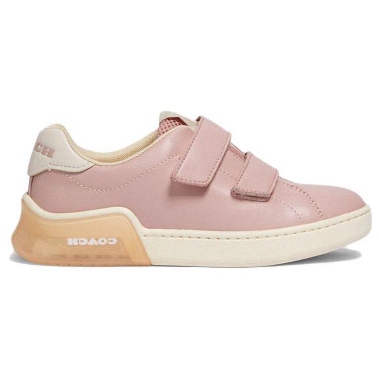 Coach Leather Low Top Stylish Skateboarding Shoes Women's Pink G5369-AOM