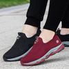 Foreign Trade Large Size 46 One-pedal Elderly Shoes Middle-aged and Elderly Walking Shoes Breathable Fly-woven Mesh Sports Men's and Women's Parent