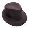 Letni Jednolity Jasny Kolor Kapelusz Przeciwsłoneczny Brytyjski Kapelusz Jazzowy Cylinder Męski Cylinder Zimowy Kapelusz Jazzowy Ciepły dla Osób w Średnim i Starszym Wieku Kapelusz Fedora