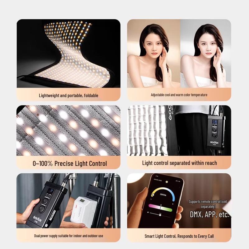 Godox FL100 Flexible Bi-Color LED Video Light