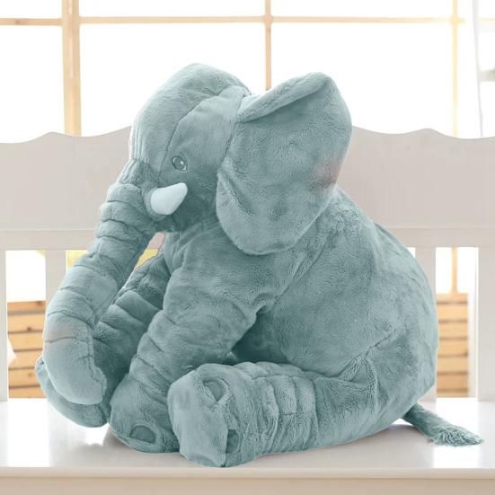 Stuffed Toy Adorable Cartoon PP Cotton Soft Elephant Plush Animal Pillow Home Decoration