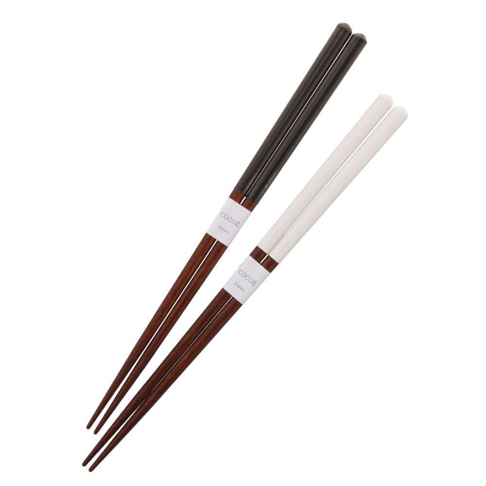 

Tableware East COCOE Set of 2 your Chopsticks Cutlery x Chopsticks, (Choose color) - & (Black White)