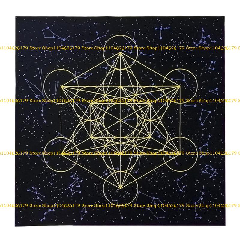 A1A2 Altar Cloth Tarot Alter Tablecloth Witchcraft Supplies for Tarot Divination Game