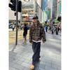 Unisex Retro Camouflage Hooded Cardigan Sweatshirt - Trendy Street Style Loose Fit Hoodie Jacket