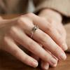 Zinc Zinc Alloy Retro Mouse Ring Silver Animal Ring Gothic Open Ring  Couples