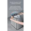 30L Large Capacity Smart Motion-Sensing Trash Bin Bathroom Office Garbage Can Commercial Public Area Dustbin