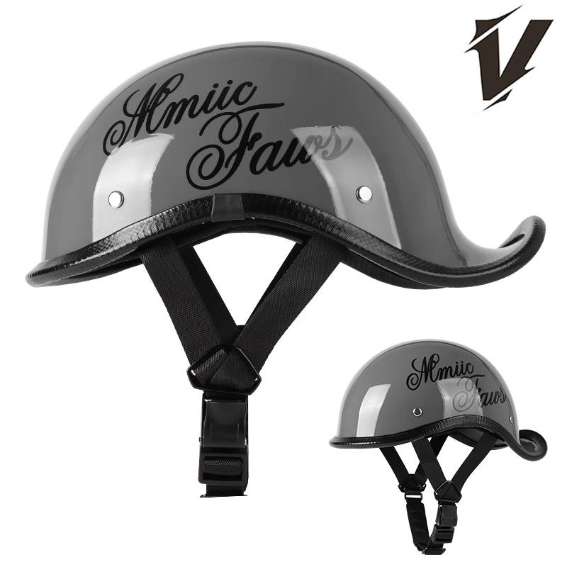 Retro Motorcycle Half Helmet Summer Half Face Unisex Helmet Motorbike Universal VintageHalf Helmet Motorcycle Helmet