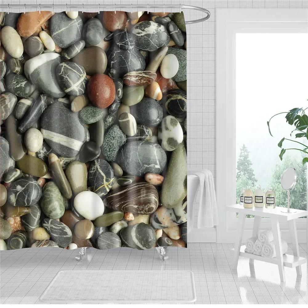 3D Old Vintage Wood Doors Shower Curtain Home Decor Polyester Fabric Bath Curtains Stripes Letters Bathroom Curtains