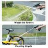 156/200W 100-240V 12V/25V Cordless Pressure Cleaner Car Washer & Water Hose Nozzle 2 Battery Outdoor