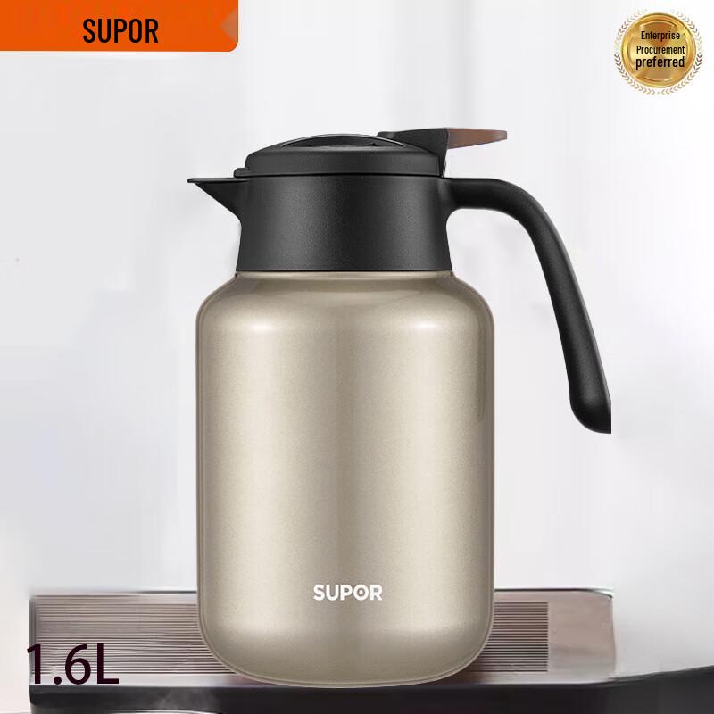 SUPOR 316L Stainless Steel Tea Infuser Thermos 1.6L