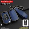 Zinc Alloy +Leather Car Key Case For Hyundai I20 I30 Ix20 Ix25 Ix35 Elantra Accent For KIA Rio 3 Soul Optima Ceed Pro K5 Pride