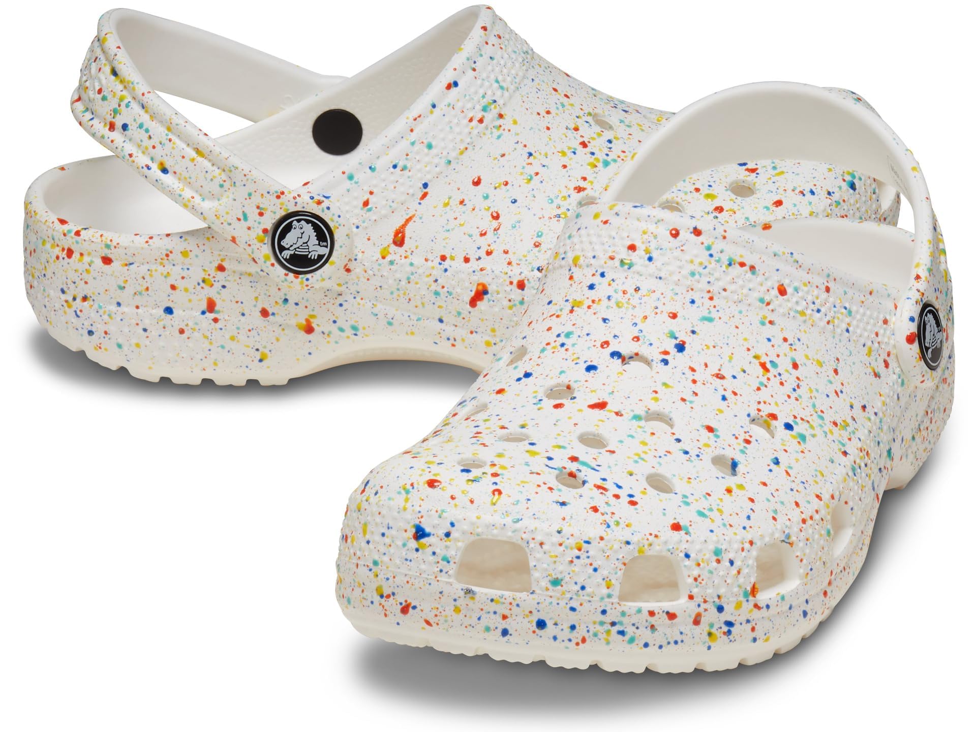 

Классические графические клоги 13 US Маленький ребенок [Crocs] (Маленький ребенок/Большой ребенок) Белый/Мульти