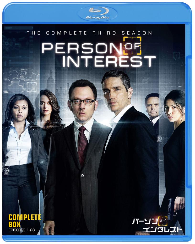 PERSON OF INTEREST Season 3 – Complete Box (Blu-ray 4 Discs)