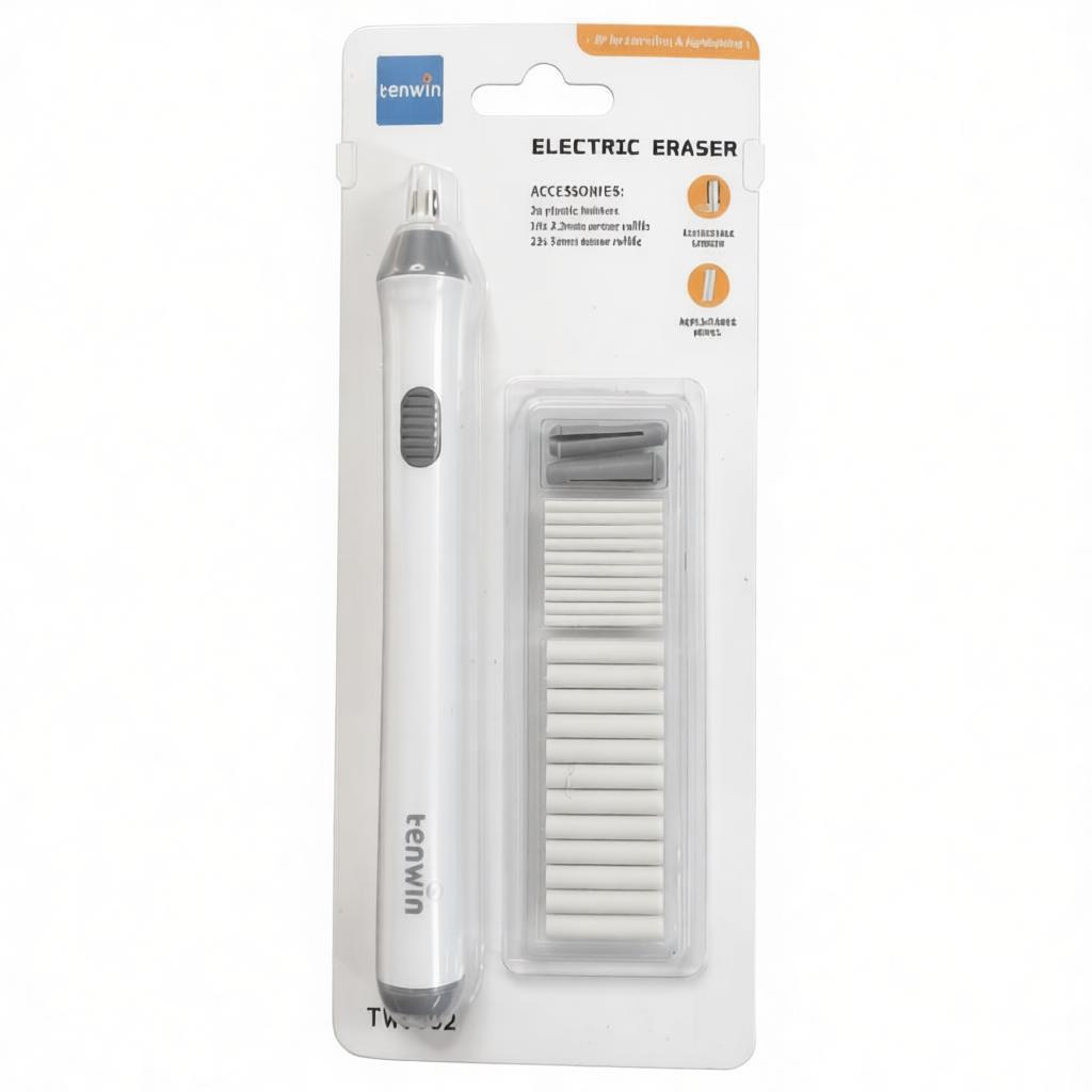 Tenwin Battery-Operated Rotary Eraser for Art Students, Model 8302
