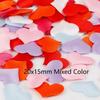 100Pcs 2cm 3cm Love Heart Shaped Sponge Petal For Wedding Decoration Handmade DIY Petals Birthday Table Decor Party Supplies