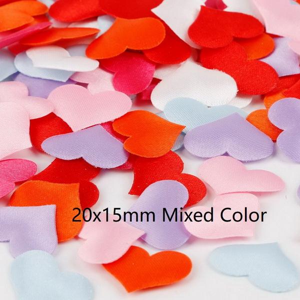 100Pcs 2cm 3cm Love Heart Shaped Sponge Petal For Wedding Decoration Handmade DIY Petals Birthday Table Decor Party Supplies