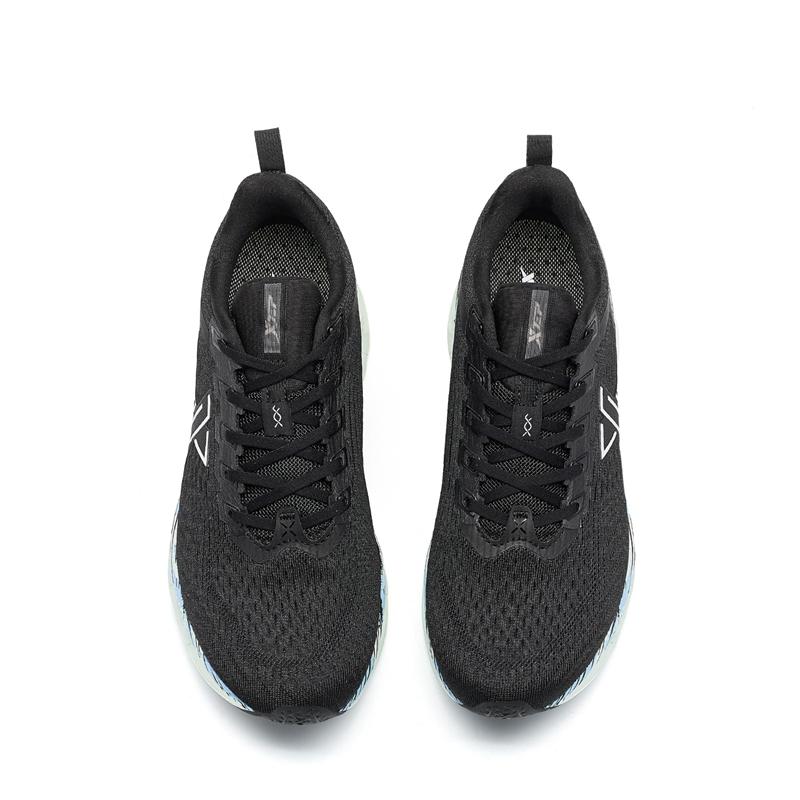 Xtep Shock Absorbing Rotation 11 Casual Comfortable Versatile Lightweight Low Top Running Shoes Women sneaker Black 976218110015-3