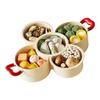 24TE Kitchen Storage Organizers Tray Multi Compartment Draining And Stackable Storage Plate For Food Prep Efficiency