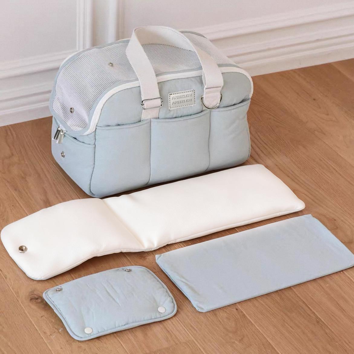 Portable Winter Pet Carrier: Breathable, Large Capacity Backpack for Cats and Small Dogs