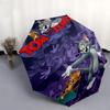 1pc Tom and Jerry Automatic Folding Umbrella - Compact 8-Rib Design, Durable Plastic & Iron1134L