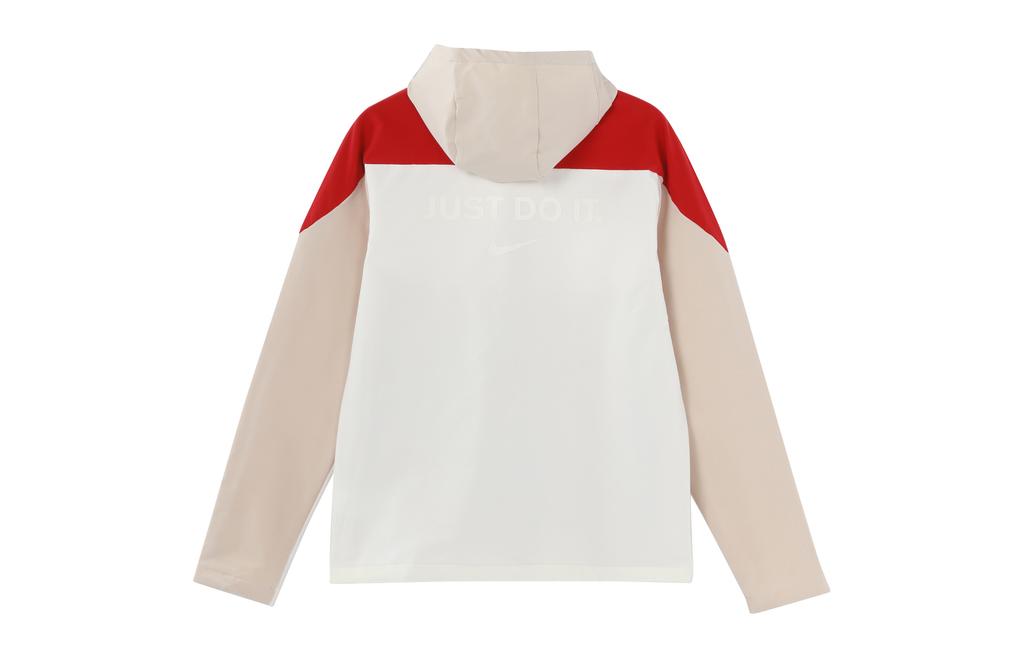 Nike Vestes Hommes Voile Blanc à Capuche Modéré Autre DQ5064-133