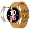 Silicone Strap+TPU Case for Samsung Galaxy Watch 5 44mm 40mm/4 44mm 40mm Sport Wristband for Samsung Watch 5/4 Protective Shell